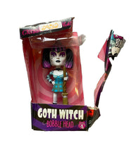 Load image into Gallery viewer, Entertainment Earth Goth Witch Bobble head Toy NIB - Box Damage

