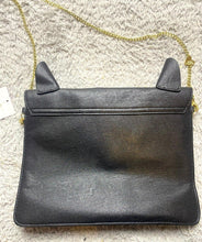Load image into Gallery viewer, Betsey Johnson Black Cat Clutch Gold Chain Crossbody Envelope Purse NWT
