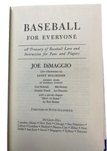 Load image into Gallery viewer, Baseball for Everyone Joe DiMaggio Hardcover Book w/ Dust Jacket 2002
