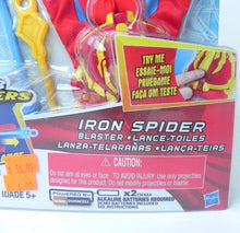 Load image into Gallery viewer, 2015 Hasbro Marvel Ultimate Spider-Man Web-Warriors Slinger Iron Spider Blaster
