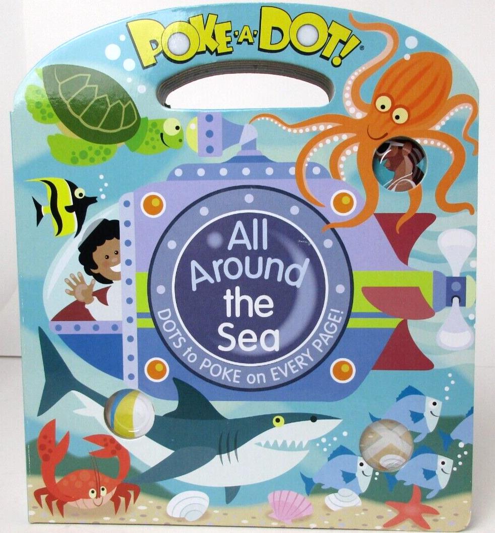 Melissa and Doug  POKE-A-DOT ALL AROUND THE SEA- Brand New Sensory Poppers