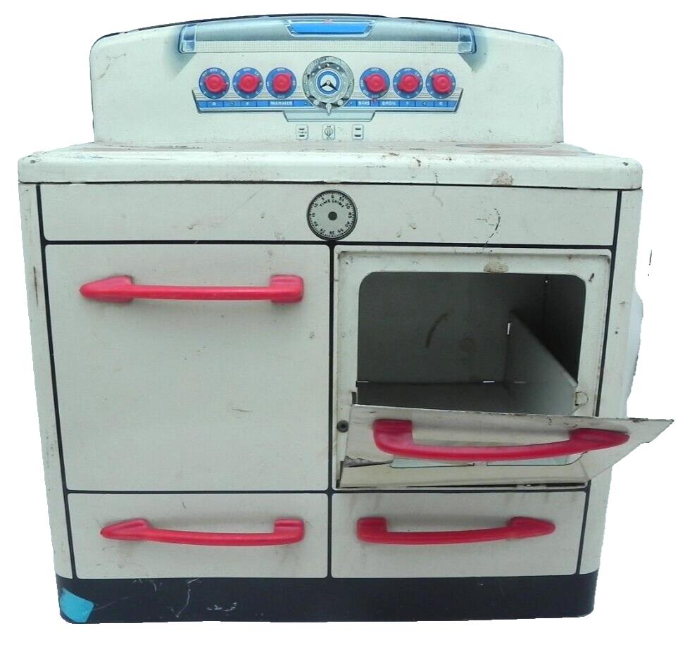 1930s Marx Stove Tin Litho Vintage Antique Toy  Oven