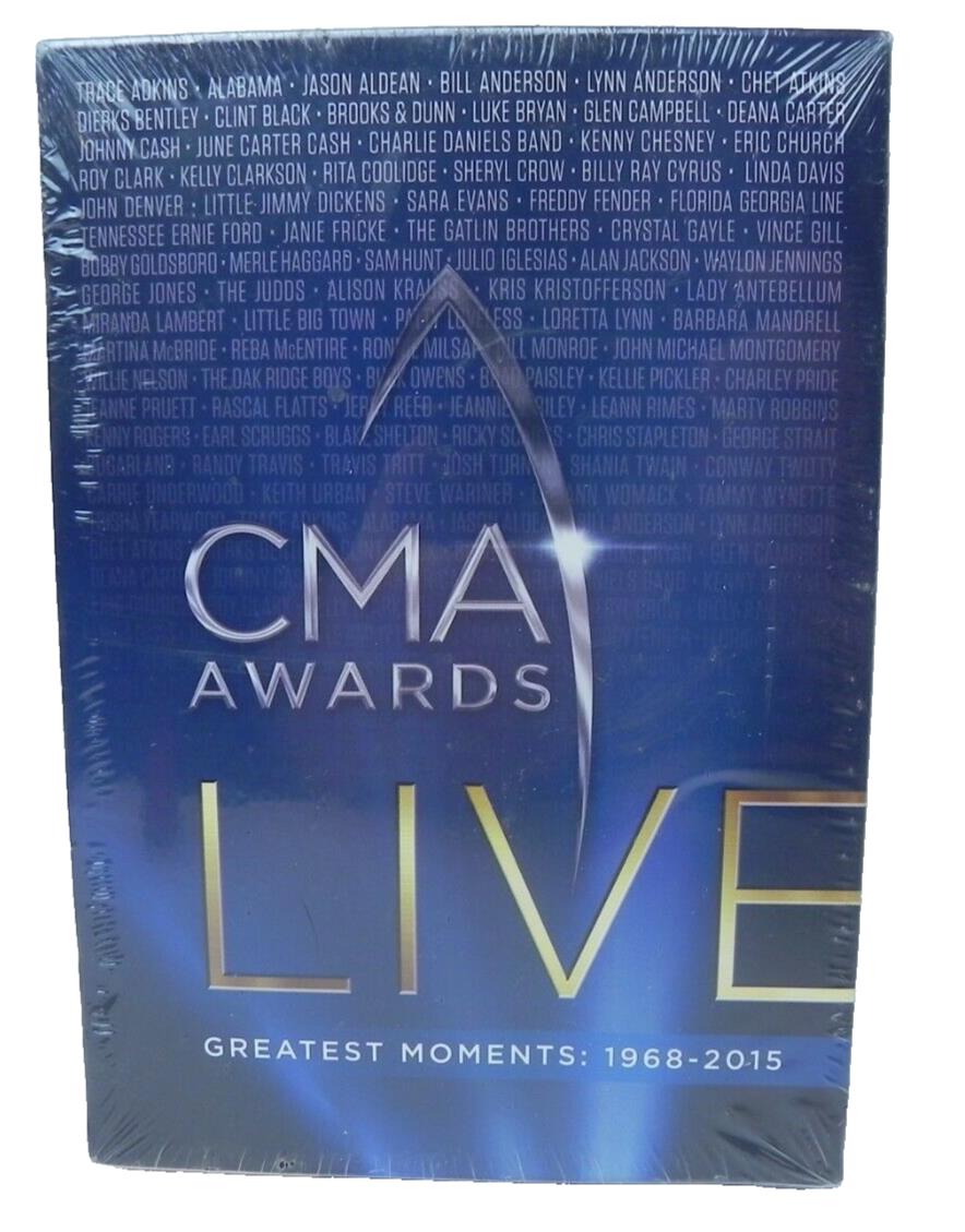 CMA Awards Live Greatest Moments: 1968-2015 DVD | Brand New Sealed | Time Life