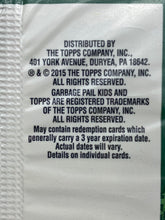 Load image into Gallery viewer, 2015 Topps Garbage Pail Kids Cards Sealed Retail Pack 10 Sticker Card RARE
