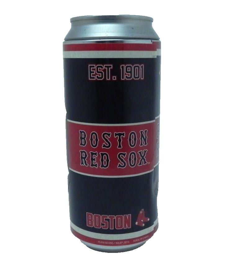 Boston Red Sox Beer Can Bank Metal 2015 Team Beans MLBP Souvenir