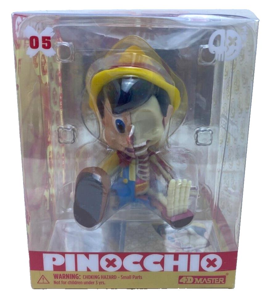 4DMaster Pinocchio Dissected Vinyl Figure XXRay 4D Anatomy Jason Freeny NEW
