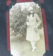 Load image into Gallery viewer, ANTIQUE C. 1927 Photo Album w/ 92 Photos Cars Fishing Pets Train Washington DC
