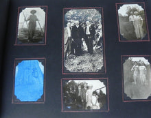 Load image into Gallery viewer, ANTIQUE C. 1927 Photo Album w/ 92 Photos Cars Fishing Pets Train Washington DC
