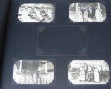 Load image into Gallery viewer, ANTIQUE C. 1927 Photo Album w/ 92 Photos Cars Fishing Pets Train Washington DC
