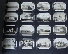 Load image into Gallery viewer, ANTIQUE C. 1927 Photo Album w/ 92 Photos Cars Fishing Pets Train Washington DC
