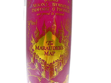 Load image into Gallery viewer, Harry Potter Tumbler Water Bottle Flip Top Lid The Marauders Map
