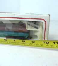 Load image into Gallery viewer, Bachmann HO Scale Great Northern 12 wheel 50&#39; Flat Train Car w/Log Load NOS
