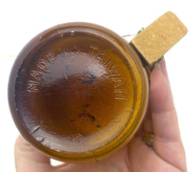Load image into Gallery viewer, Amber Brown Texas Souvenir Barrel Mug Glass Cup Wood Handle Alamo Cotton Bowl
