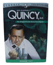 Load image into Gallery viewer, Quincy, M.E. Seasons 1 &amp; 2 DVD 3-Disc Set The Original Crime Investigator NEW

