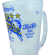 Load image into Gallery viewer, 2 VTG Dolly Parton Mug Cowboy Boot Dixie Stampede 2003 Myrtle Beach SC Pepsi
