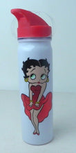 Load image into Gallery viewer, NEW Spoontiques Betty Boop 20 oz Flip Top Water Bottle NIB
