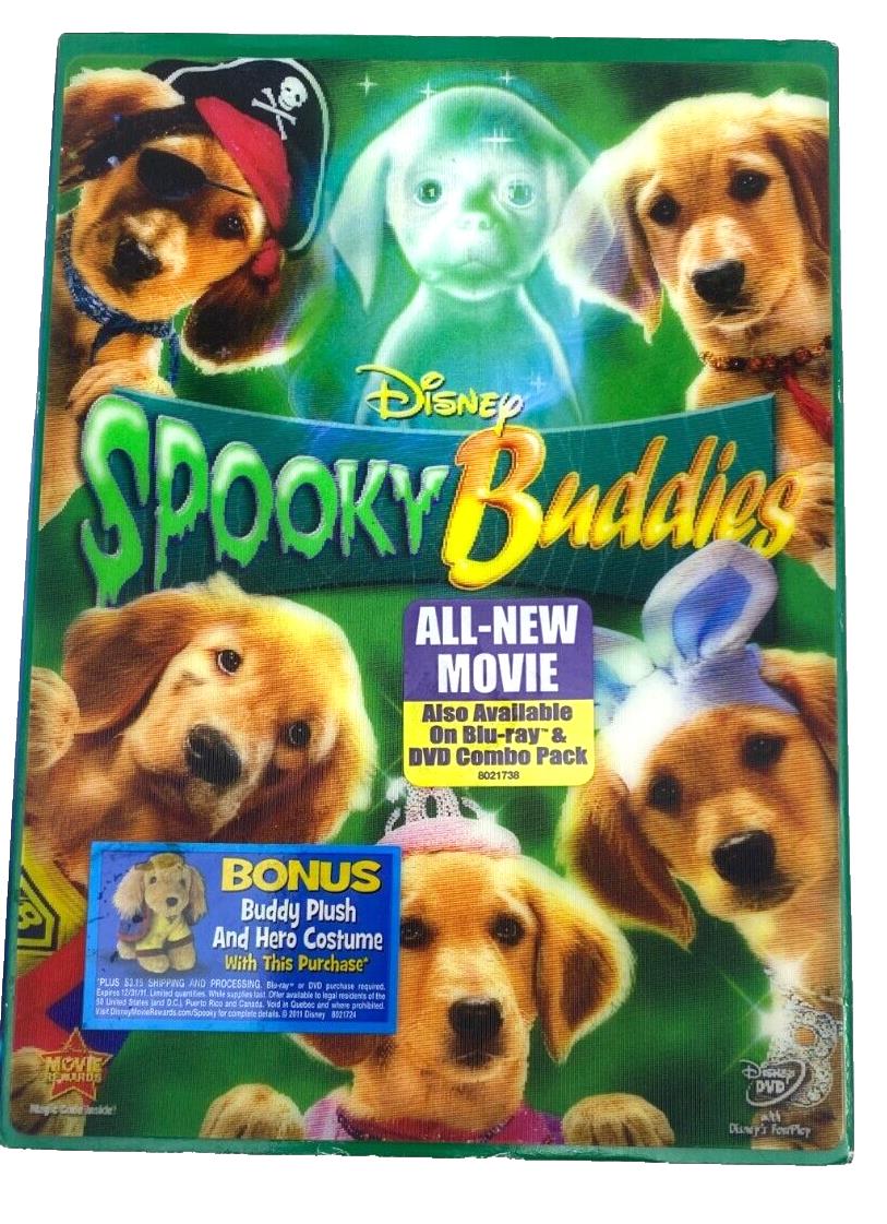 Disney Spooky Buddies DVD - 2011 Brand New Sealed Lenticular Slipcover
