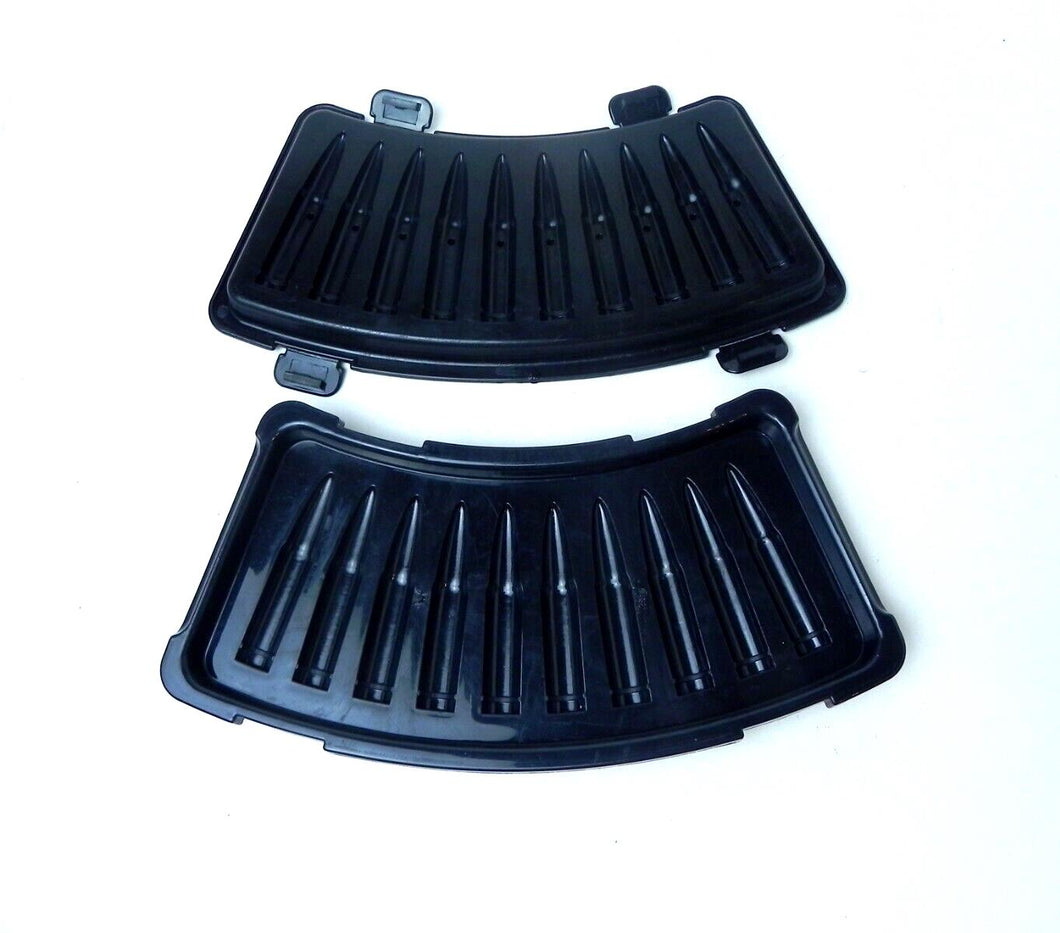 Bullet Shaped Ice Cube Tray Case Mold Black Plastic