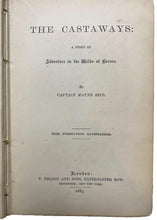 Load image into Gallery viewer, 1885 The Castaways Hardcover Book Tale of Adventure Wilds of Borneo
