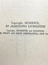 Load image into Gallery viewer, 1929 The Double Cross Hardcover Book  by Armstrong Livingston
