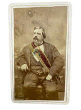 Load image into Gallery viewer, Antique Cigar Card Sweet Cincinnati Portrait Fringe Sash
