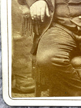 Load image into Gallery viewer, Antique Cigar Card Sweet Cincinnati Portrait Fringe Sash
