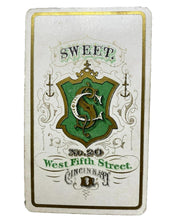 Load image into Gallery viewer, Antique Cigar Card Sweet Cincinnati Portrait Fringe Sash
