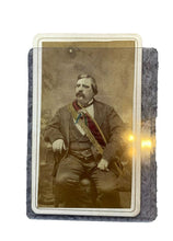 Load image into Gallery viewer, Antique Cigar Card Sweet Cincinnati Portrait Fringe Sash
