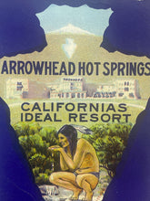 Load image into Gallery viewer, 1911 Arrowhead Hot Springs Post Card California&#39;s Ideal Resort Native American
