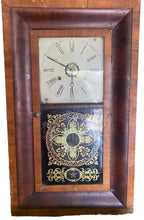 Load image into Gallery viewer, Antique New Haven Thirty Hour Clock Reverse Painted Weight Driven Parts / Repair
