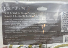 Load image into Gallery viewer, Peanutshell Baby Carrier Cushion and Strap Covers Gold Chevron NEW
