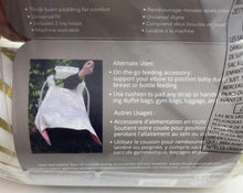 Load image into Gallery viewer, Peanutshell Baby Carrier Cushion and Strap Covers Gold Chevron NEW
