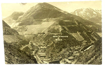 Load image into Gallery viewer, Bingham Mines Real Photo Postcard RPPC Mining Town Train Machinery
