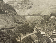 Load image into Gallery viewer, Bingham Mines Real Photo Postcard RPPC Mining Town Train Machinery

