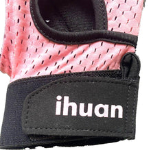 Load image into Gallery viewer, ihuan Sport Glove Vented Biking Weight Lifting Workout Wrist Strap Right Hand
