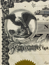 Load image into Gallery viewer, C. 1910 Nampa Automobile Company $100 Stock Certificate Shares Eagle Collectible

