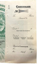 Load image into Gallery viewer, C. 1910 Nampa Automobile Company $100 Stock Certificate Shares Eagle Collectible
