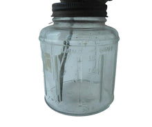 Load image into Gallery viewer, Antique Brown&#39;s Twin Blast Cattle Oil Sprayer Pump Plunger Glass Measure Jar
