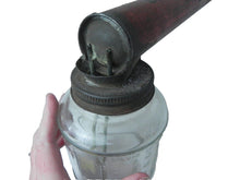 Load image into Gallery viewer, Antique Brown&#39;s Twin Blast Cattle Oil Sprayer Pump Plunger Glass Measure Jar
