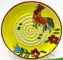 Load image into Gallery viewer, BonCera 4pcs Ceramic Garlic Grater Set Hand Crafted Rooster Peeler Brush NEW
