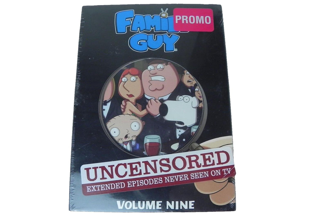 Family Guy ~ Complete Ninth Volume 9 Nine ~ BRAND NEW 3-DISC DVD SET UNCENSORED