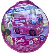Load image into Gallery viewer, Barbie Camper Pop-Up Tent Dream Play Travel RV Interact Creative Fun Imagination
