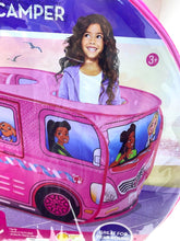 Load image into Gallery viewer, Barbie Camper Pop-Up Tent Dream Play Travel RV Interact Creative Fun Imagination
