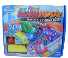 Load image into Gallery viewer, NEW ThinkFun Rush Hour Traffic Jam Logic Game Puzzle New 30 Challenges STEM
