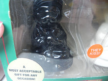 Load image into Gallery viewer, Buddha Cats Magnetic Salt and Pepper Shakers - NIB
