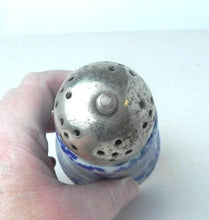 Load image into Gallery viewer, Antique Victoria Ware Ironstone Sugar- Flour Shaker EPNS Silver Plated Top

