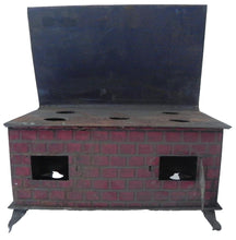 Load image into Gallery viewer, Antique Tin Litho Stove PAT. 1905 Salesmen Sample or Toy

