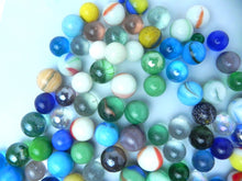 Load image into Gallery viewer, Lot of Approx. 200 Marbles - Mix Vintage and New Reproduction
