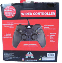 Load image into Gallery viewer, Nintendo Switch Controller Arsenal Gaming ANSCON1 Wired Turbo Window PC New
