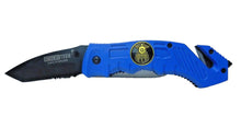 Load image into Gallery viewer, NEW Rescue Tech Police Assisted Open Fold Pocket Knife Law Enforcement Edition
